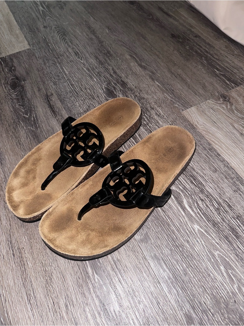 Tory Burch black flip flops